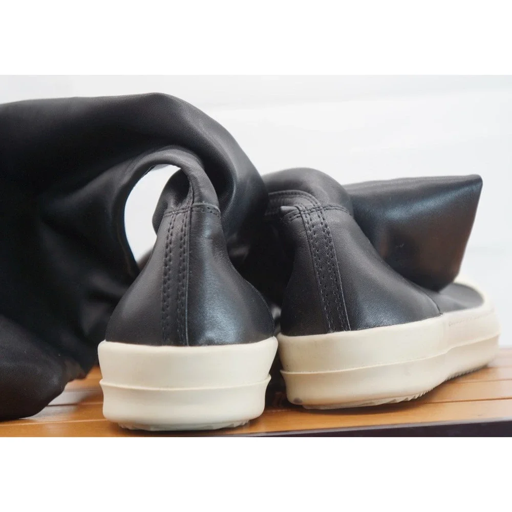 Rick Owens Sneaker Boots Thigh High Stretch Over Knee Pull On Size EU 39